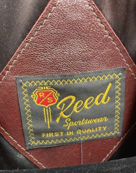 70's "Reed Sportswear" Burgundy Lambskin Leather Jacket