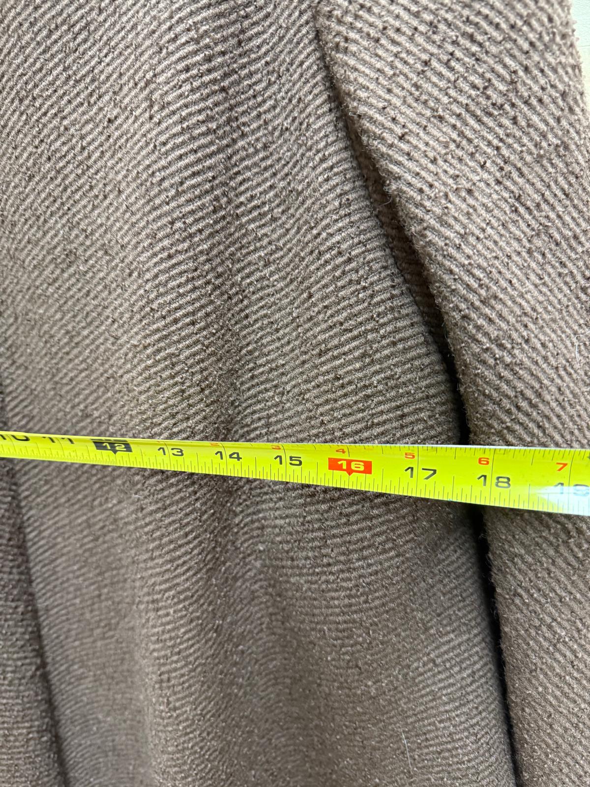 Brown Wool Triple Button Fur Trim Collar by "New Williams" Birmingham Alabama