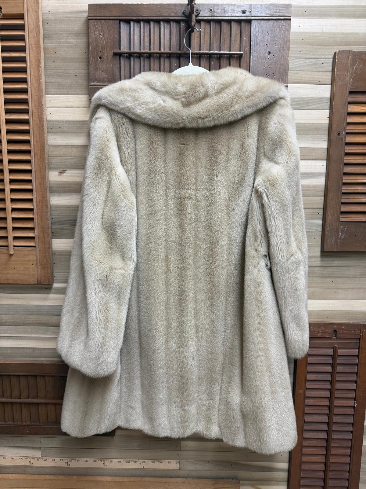Tan Fur Triple Button "Blanch's" Birmingham Alabama