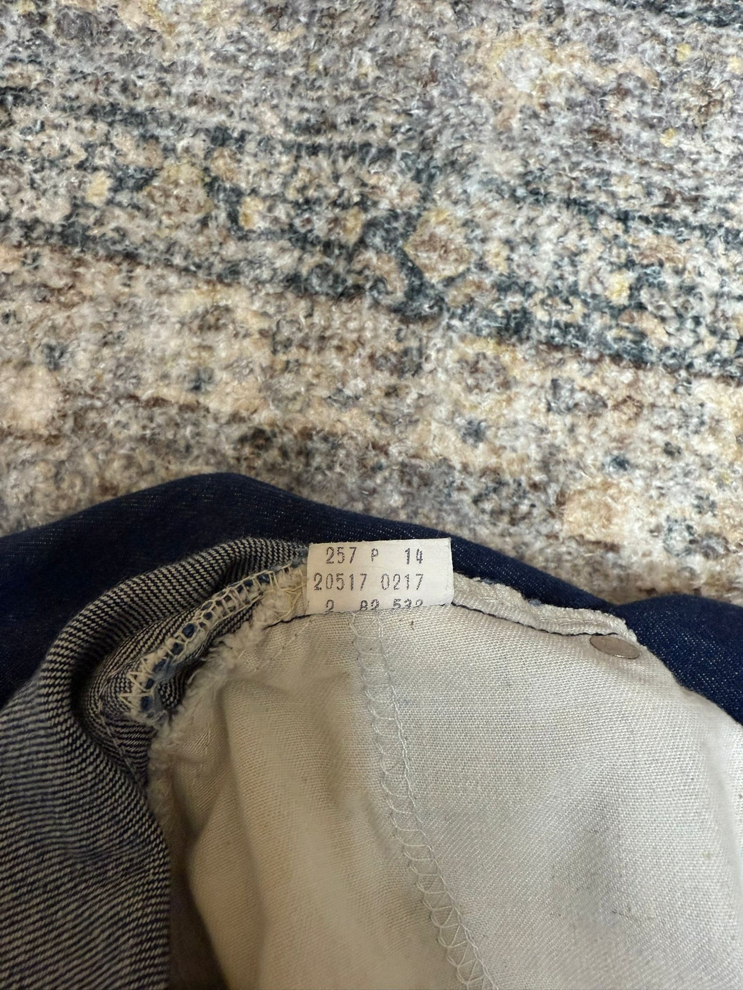 1990's Orange Tab Levi's Dark Wash Bootcut Blue Jeans W36 L34