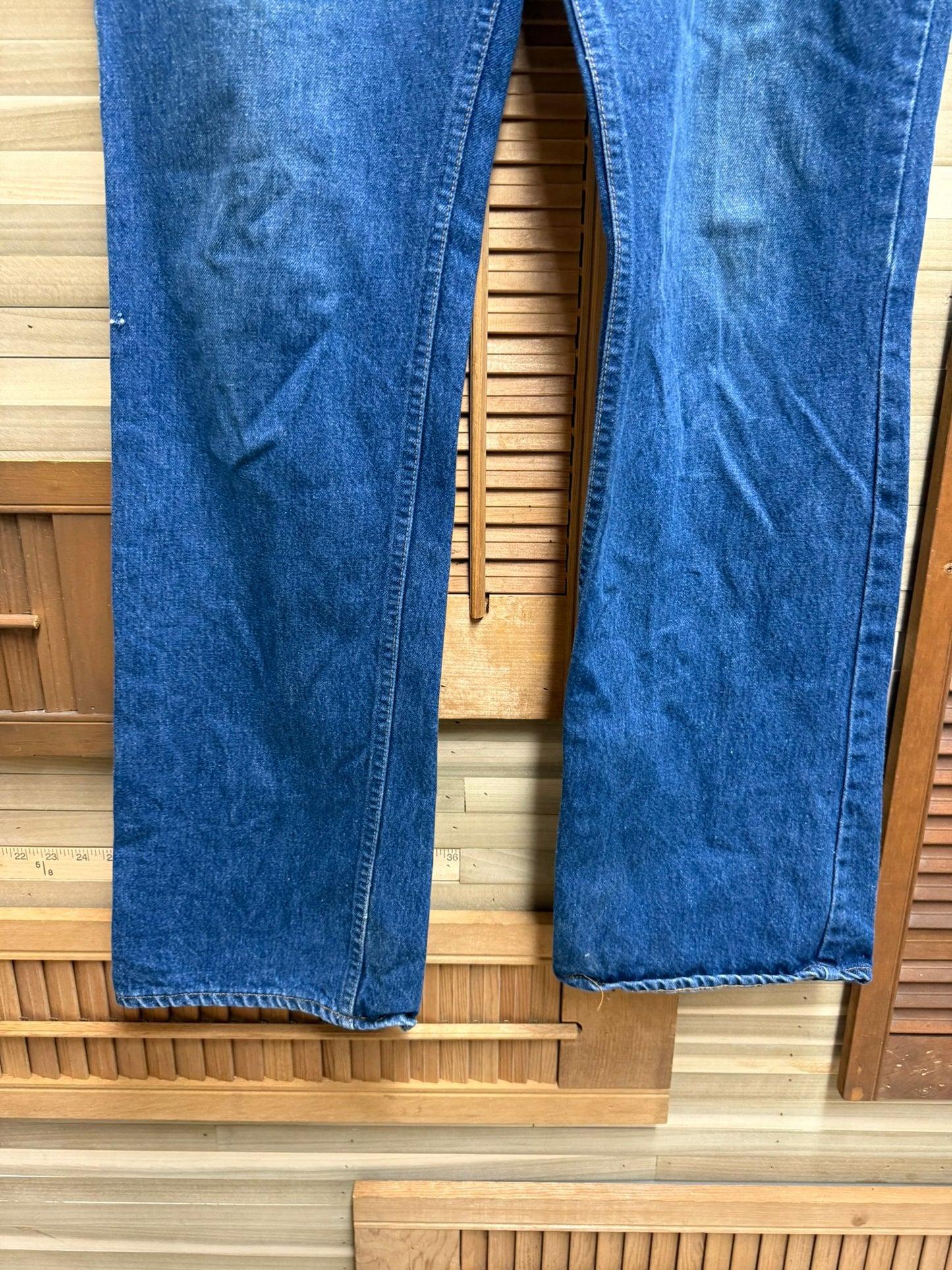 Orange Tab Levi's Mid Wash Bootcut Blue Jeans W36 L31