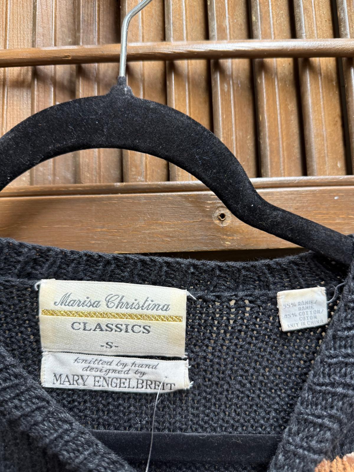 1980's "Marisa Christina Classics Knitted By Hand Designed by Mary EngelBreit Size Small