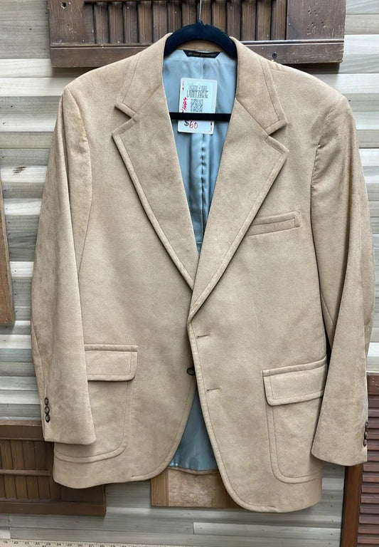 Suede Sports Coat Size 42