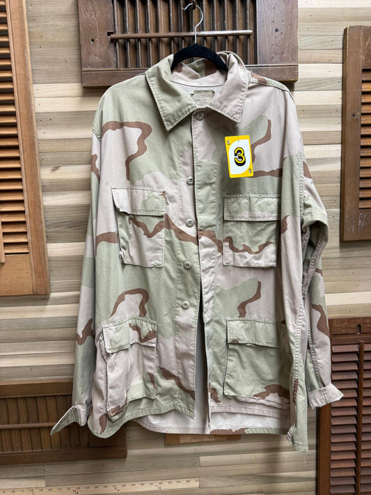 1991 Desert Camo Jacket US Military Desert Camouflage 3 Color Combat Coat