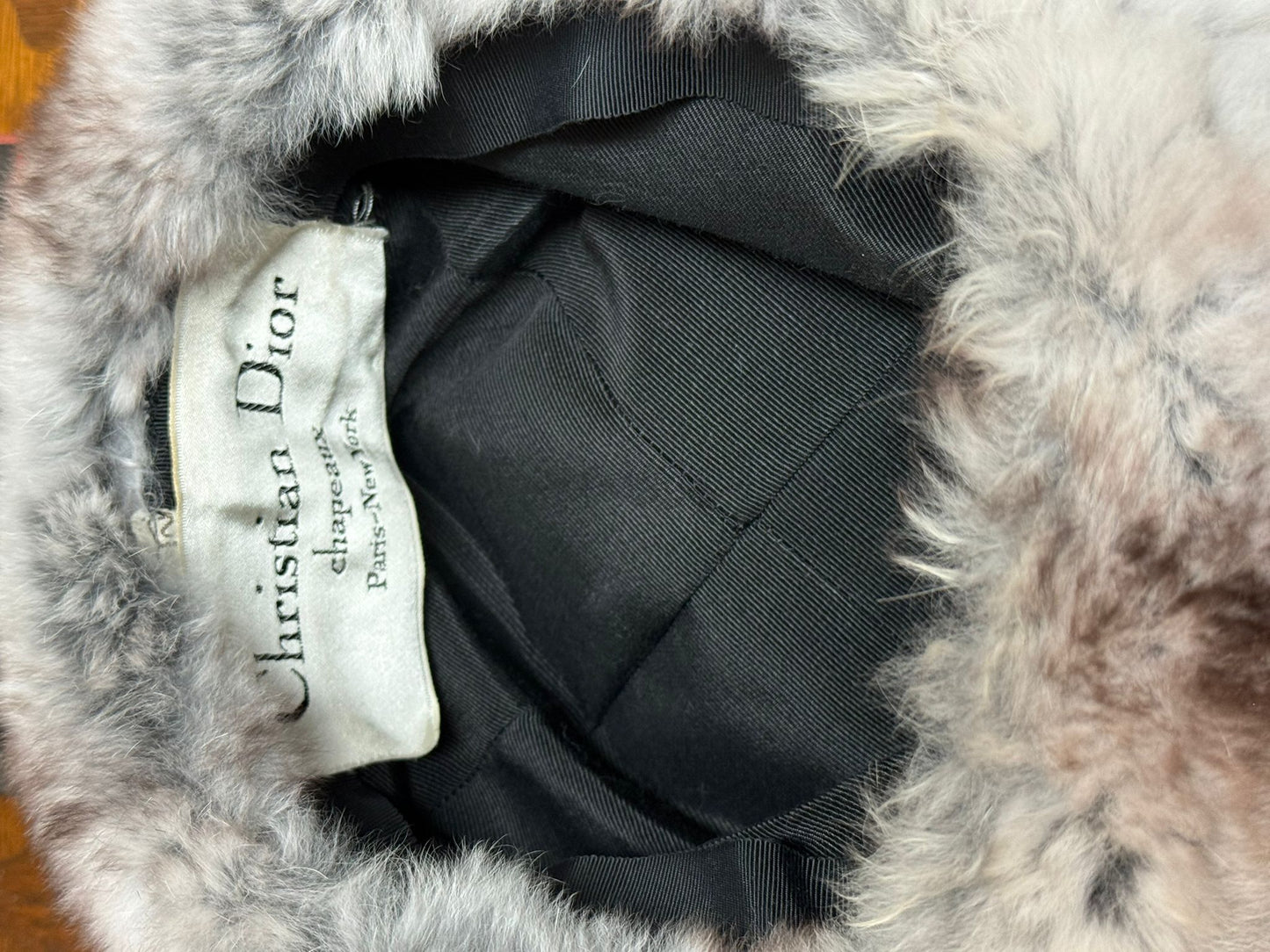 1960's Christian Dior Chapeau Fur Hat