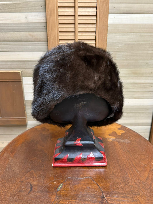 1950's Mr. D' Brown Mink Fur Hat
