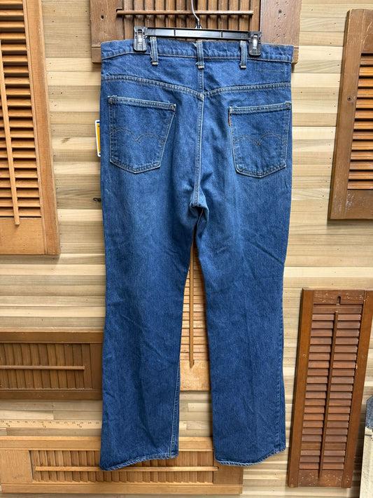 Orange Tab Levi's Mid Wash Bootcut Blue Jeans W36 L31