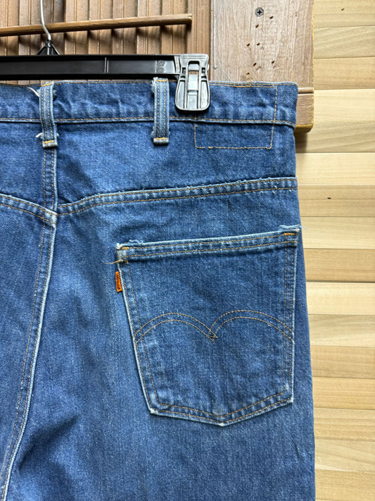 Orange Tab Levi's Mid Wash Bootcut Blue Jeans W36 L31