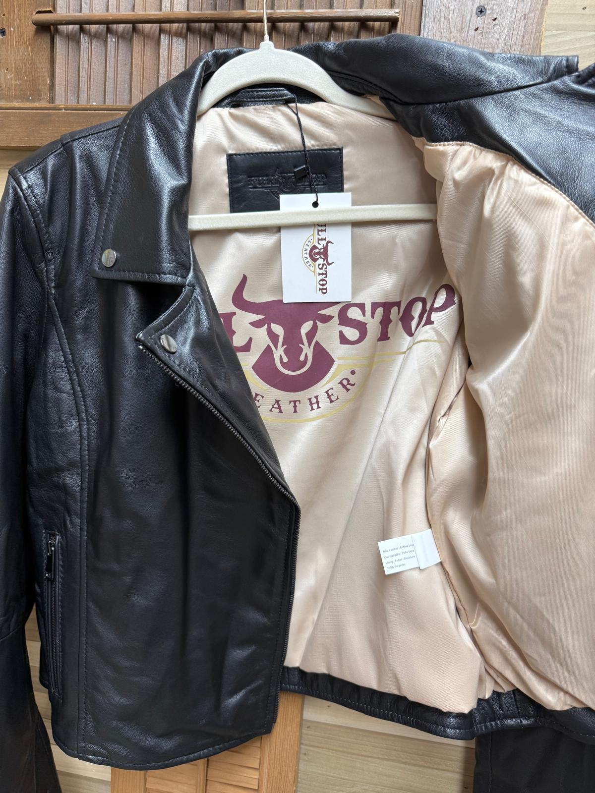 Genuine Pakistan Leather Biker Style Jacket