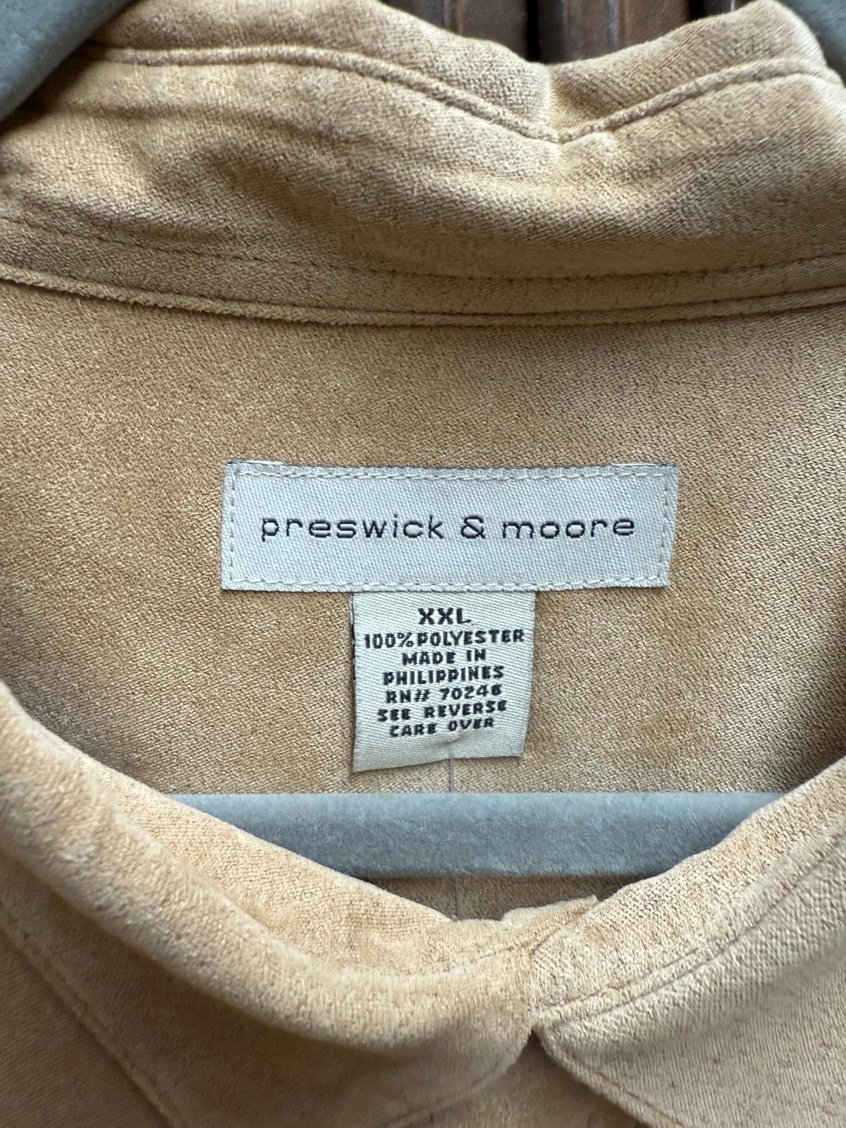 Preswick & Moore Beige Button Down Long Sleeve XXL