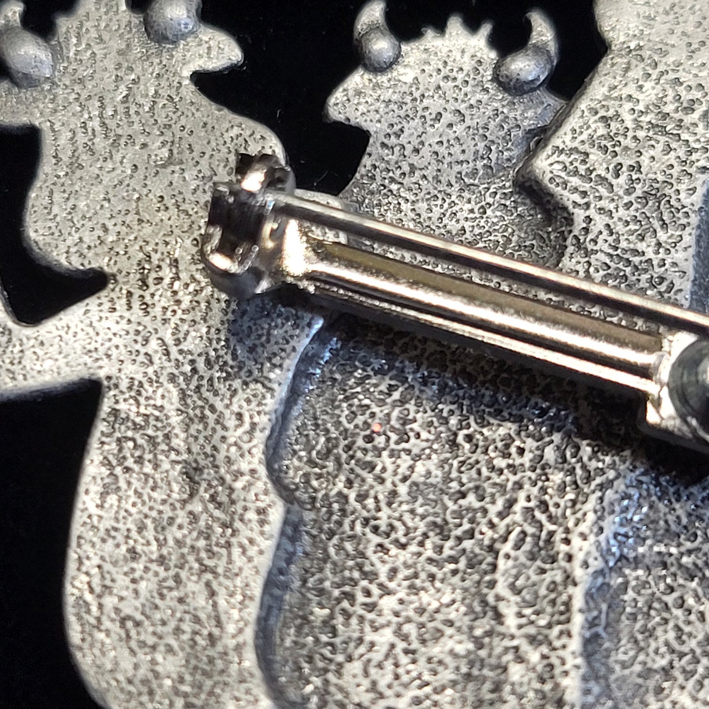 1988 Stamped JJ Jonette Happy Cows Silver Tone Brooch Pin